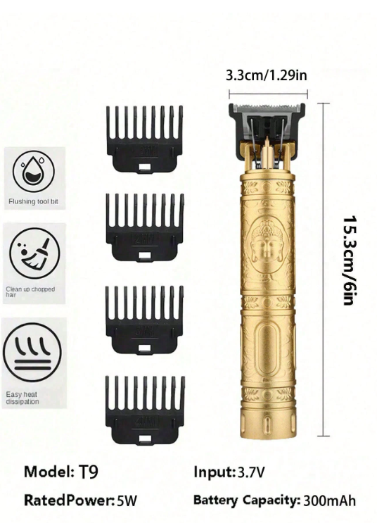 Barbeador Elétrico 3 em 1 com Carregamento USB para Homens 4 Barbeador Elétrico 3 em 1 com Carregamento USB para Homens - Image 4