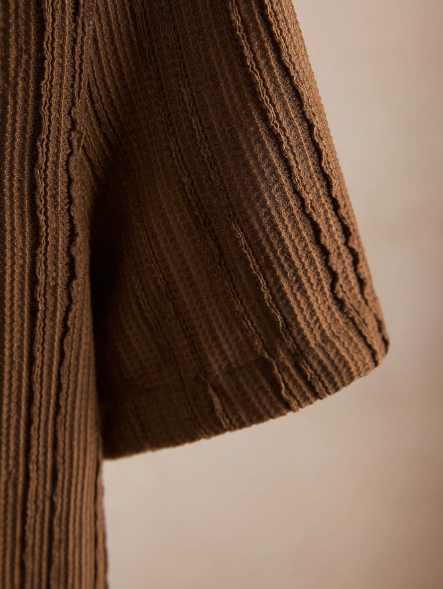 Camisa masculina Core Aspect de manga curta, abotoamento simples, estilo casual para o verão e uso diário. - Image 5