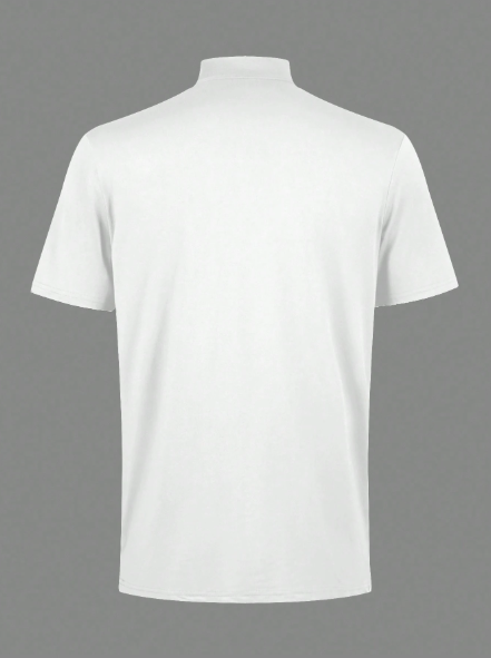 Camiseta masculina Manfinity Dauomo de manga curta e gola alta, cor sólida, ideal para o verão e outono. - Image 2