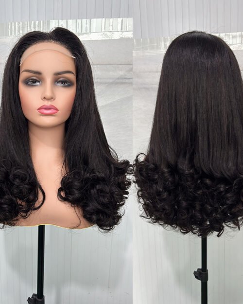 Cabelo humano vietnamita liso com 300% de densidade
