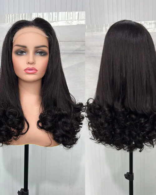Cabelo humano vietnamita liso com 300% de densidade
